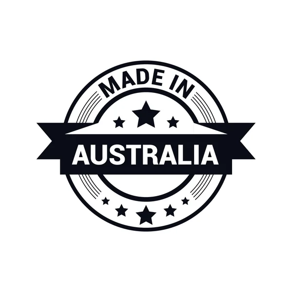 Feito na Austrália carimbo vintage — Vetor de Stock