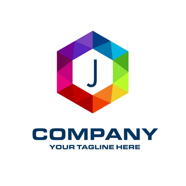 J Letter Logo Icon — Stock Vector