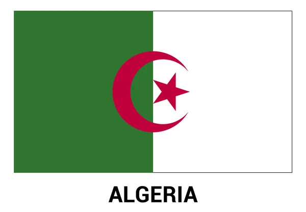 Algeria icona della bandiera — Vettoriale Stock