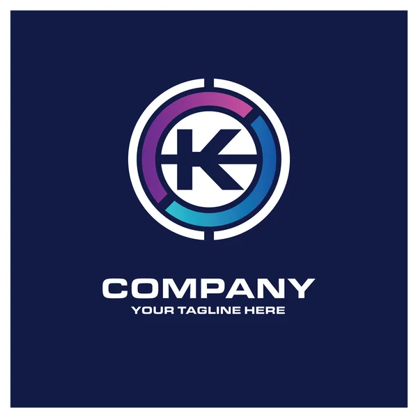 K lettre logo — Image vectorielle