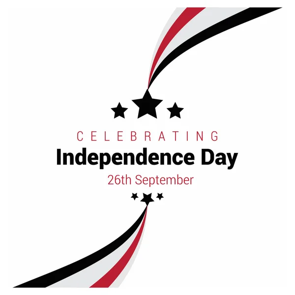 Dzień Niepodległości w Jemenie — Wektor stockowy