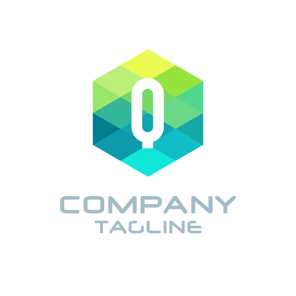 Q ikonka Logo litery — Wektor stockowy