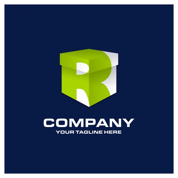 R lettre logo — Image vectorielle