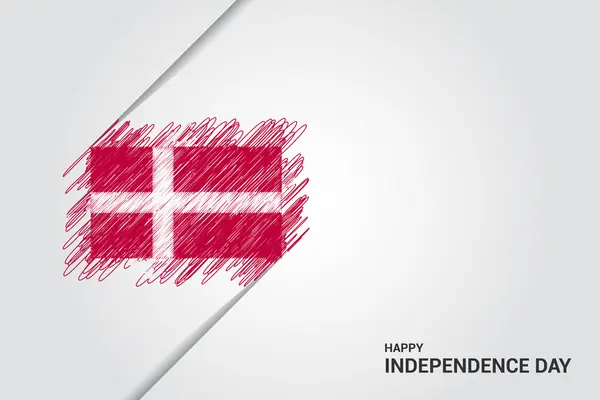 Día de la Independencia de Dinamarca — Archivo Imágenes Vectoriales