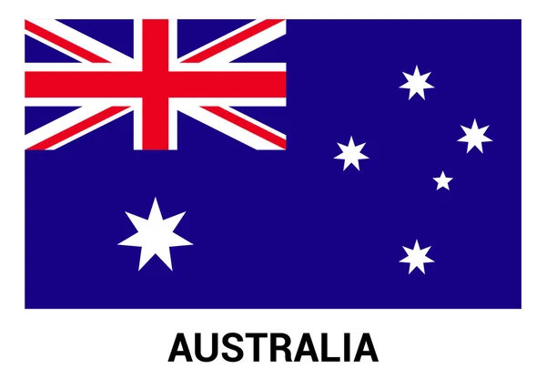 Australien land flagga — Stock vektor