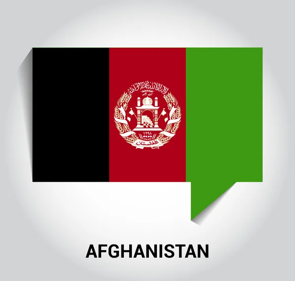 Vector Afghanistan Flag — Stock Vector