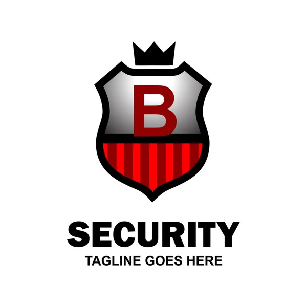 Βασιλιάς ασφαλείας λογότυπο B. — Διανυσματικό Αρχείο
