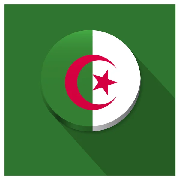 Algeria flag icon — Stock Vector