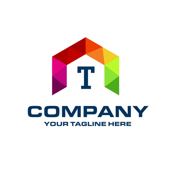 T letterpictogram Logo — Stockvector