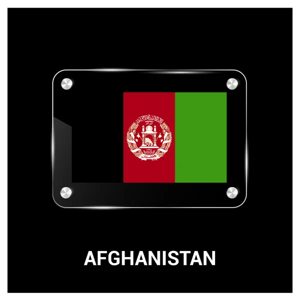 Flaga Afganistanu wektor — Wektor stockowy