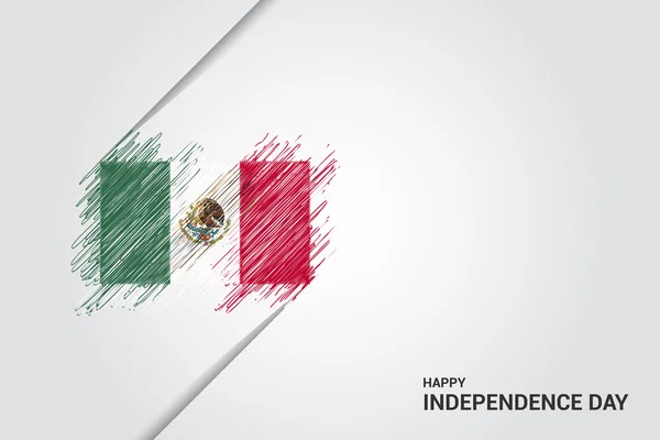 Mexico onafhankelijkheid dag poster — Stockvector