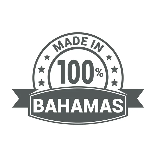Изготовленные на Багамах — стоковый вектор