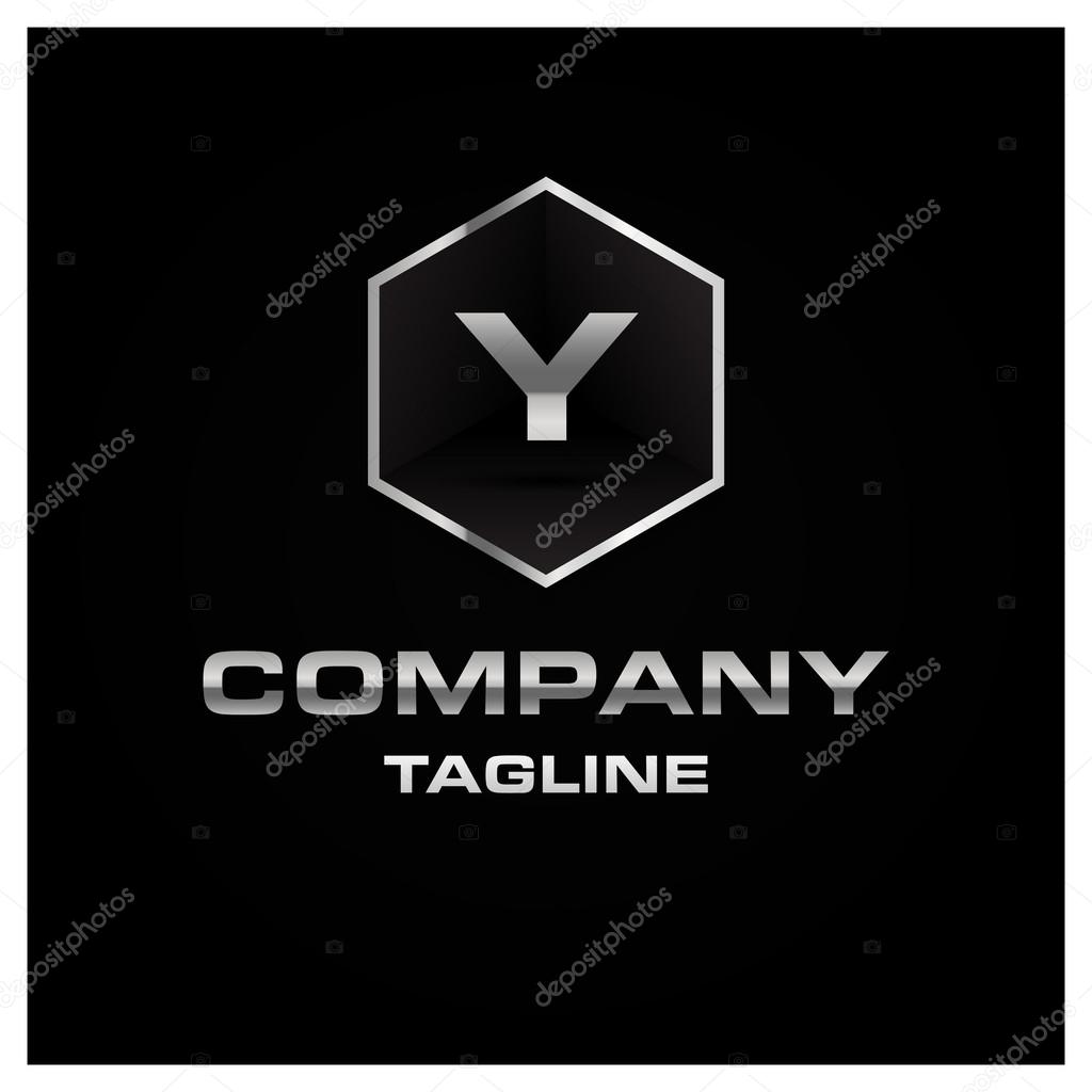 Letter Y logo. Alphabet logotype vector design.