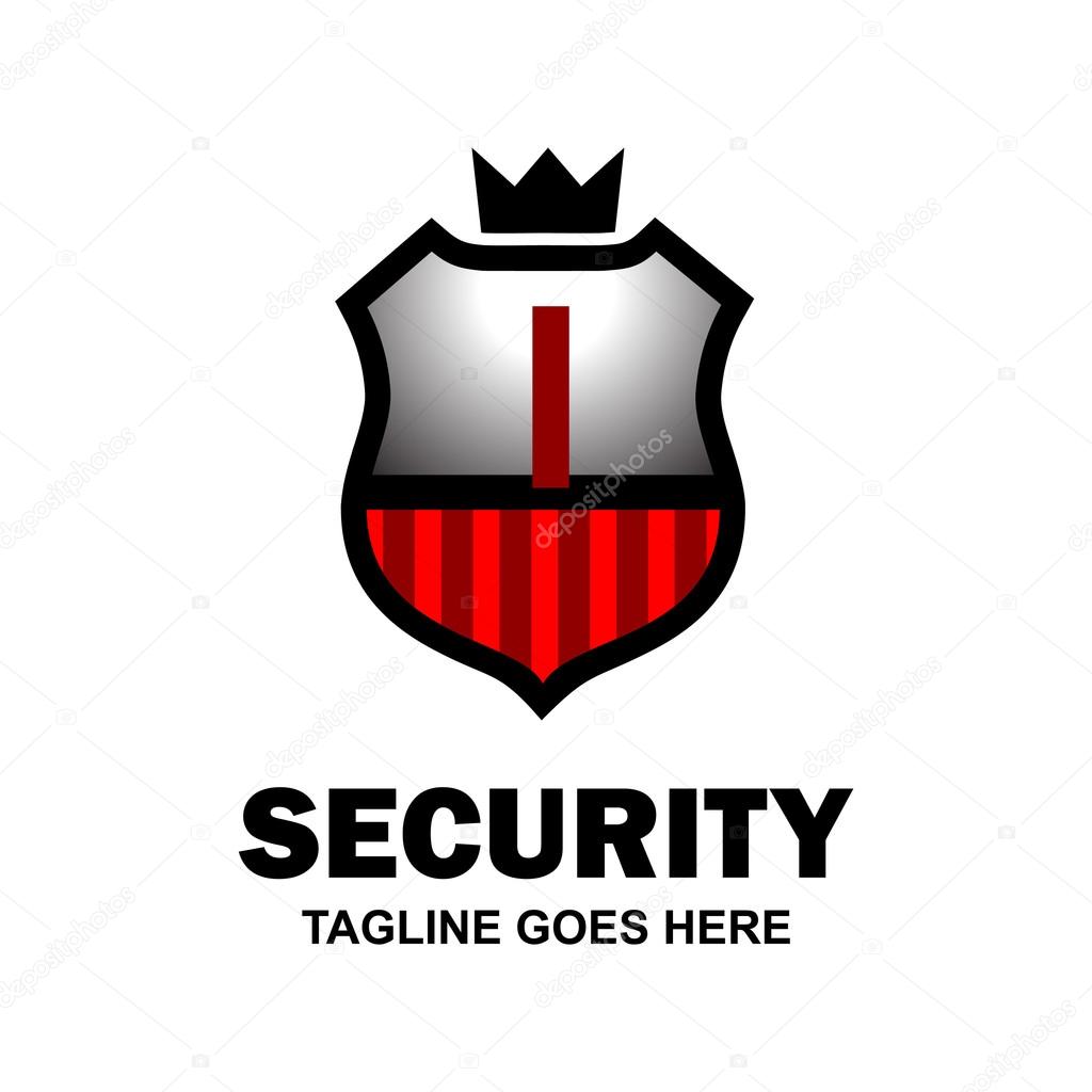 King Security Logo I. Abstract secure shield logo design - various geometric shapes