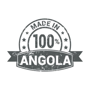 Angola'da yaptım. Yuvarlak lastik damga tasarım