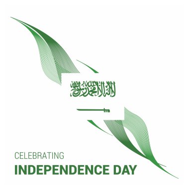 Suudi Arabistan Bağımsızlık günü kartı
