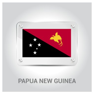Papua Yeni Gine bayrağı plaka