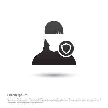 Korumalı kullanıcı simgesi