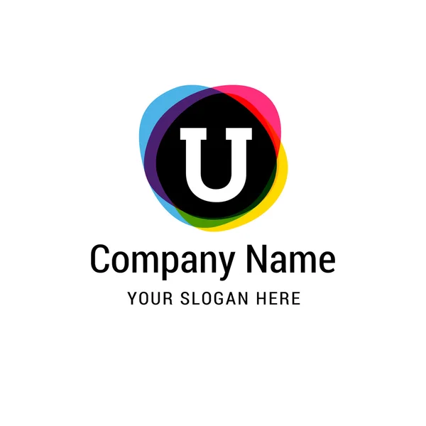 Modèle de logo lettre U — Image vectorielle
