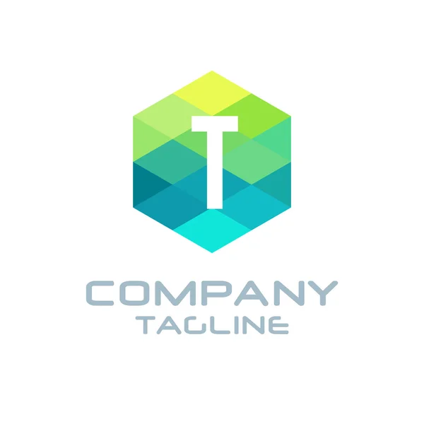 T letterpictogram Logo — Stockvector