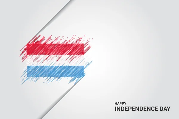 Люксембург День незалежності плакат — стоковий вектор