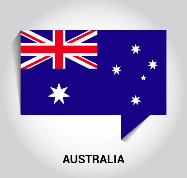 Australie Pays Drapeau — Image vectorielle