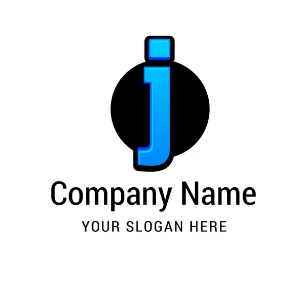 Lettera j logo icona design — Vettoriale Stock