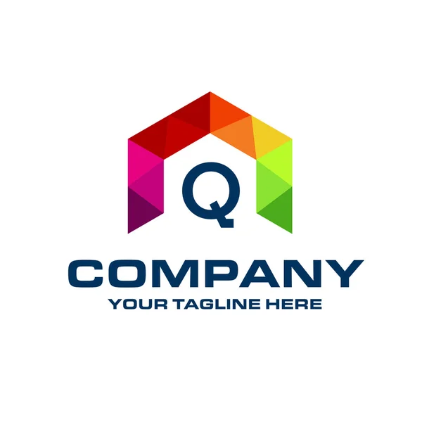 Q letterpictogram Logo — Stockvector