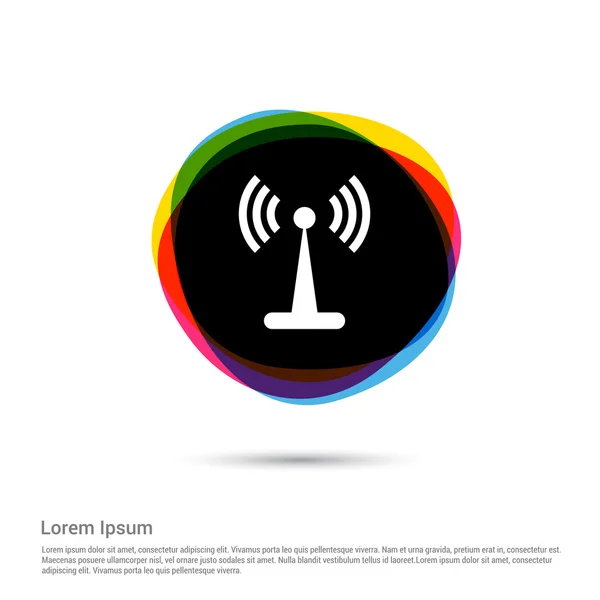 Icône antenne Wifi — Image vectorielle