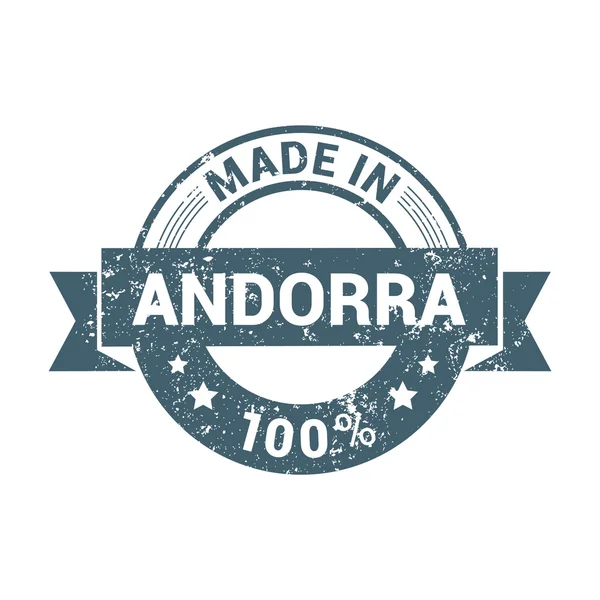 I andorra stämpel — Stock vektor