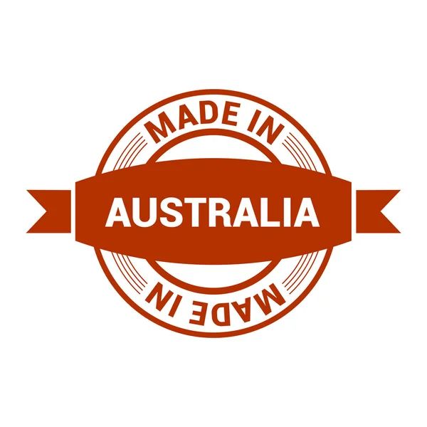 Сделано в Австралии винтажная марка — стоковый вектор
