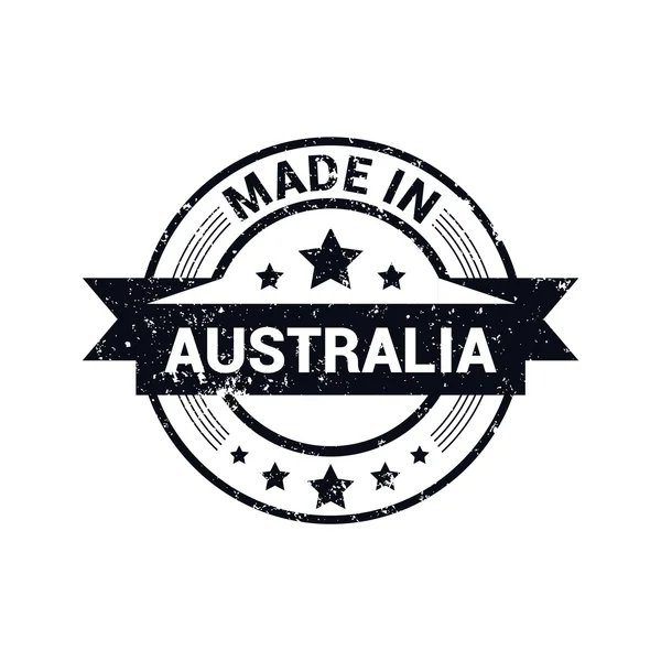 Avustralya vintage damgalamak içinde yapılan — Stok Vektör