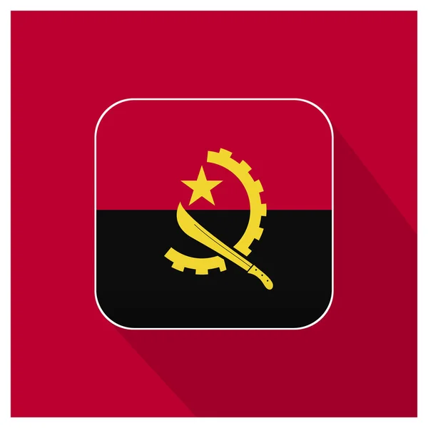 Angola knop markeren — Stockvector