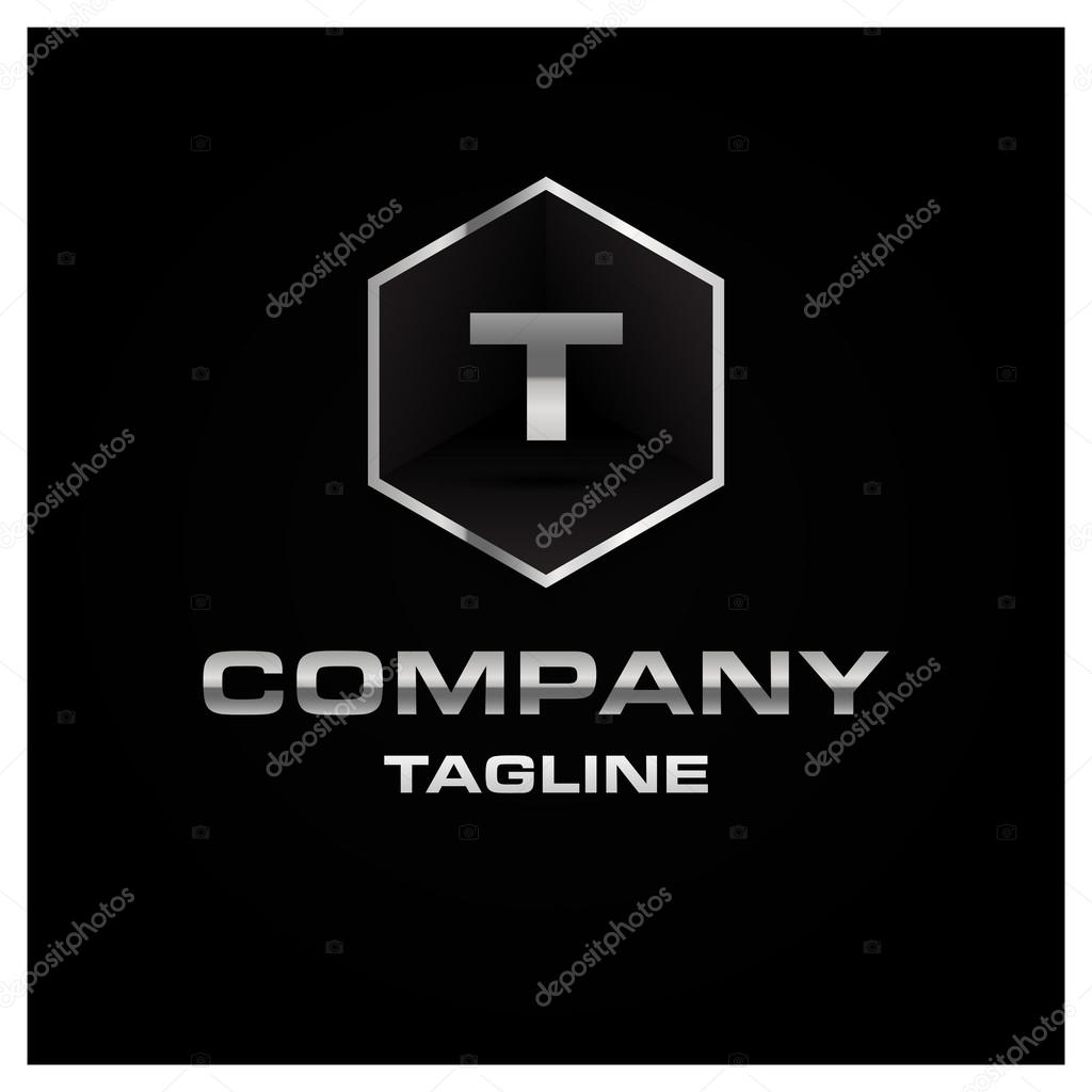 Letter T logo. Alphabet logotype vector design.