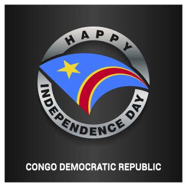 Kongo Demokratik Cumhuriyeti Bağımsızlık günü rozeti