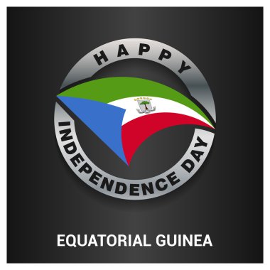 Ekvator Ginesi Bağımsızlık günü rozeti
