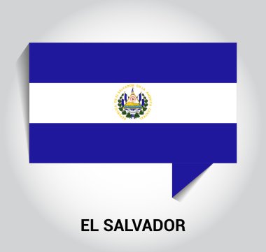 el salvador bayrak konuşma balonu