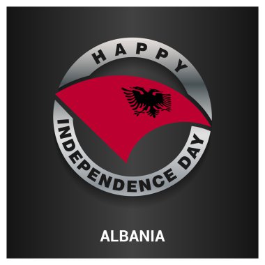 Arnavutluk Bağımsızlık günü rozeti