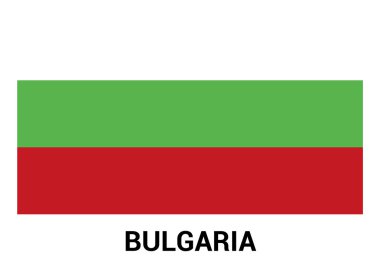 Bulgaristan bayrağı resmi renklerde