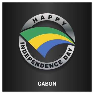 Gabon Bağımsızlık günü rozeti