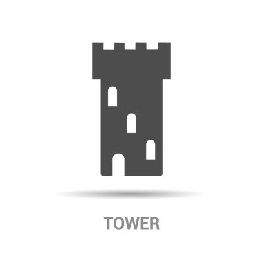 Castle Tower Icon clipart