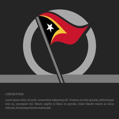 Doğu Timor bayrağı rozeti