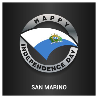 San Marino Bağımsızlık günü rozeti