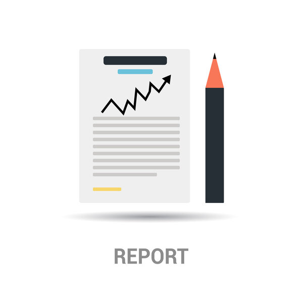 значок бизнес-отчета
