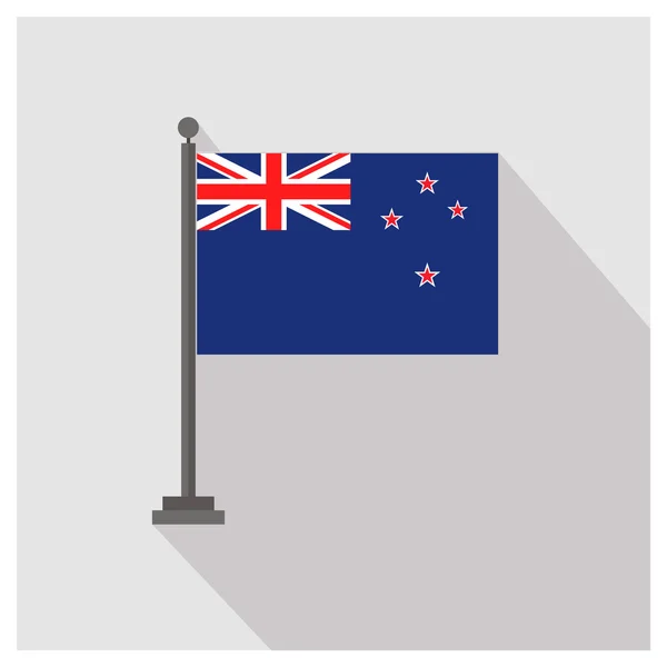 Σημαία της χώρας Νέα Ζηλανδία — Διανυσματικό Αρχείο