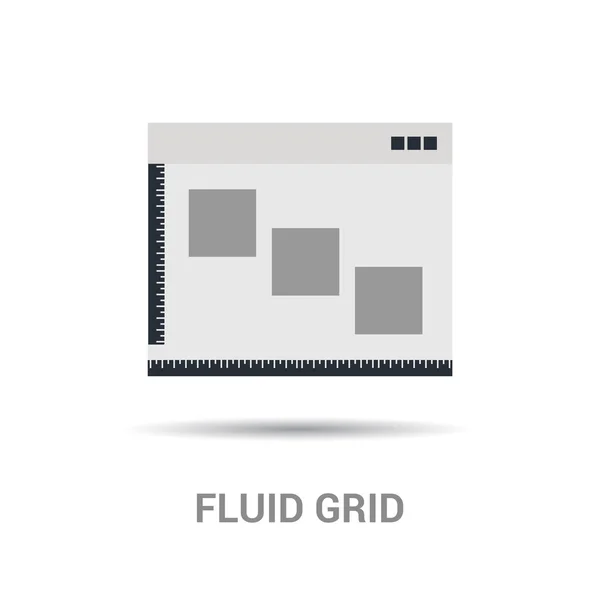 Het pictogram van de interface van toepassing venster — Stockvector