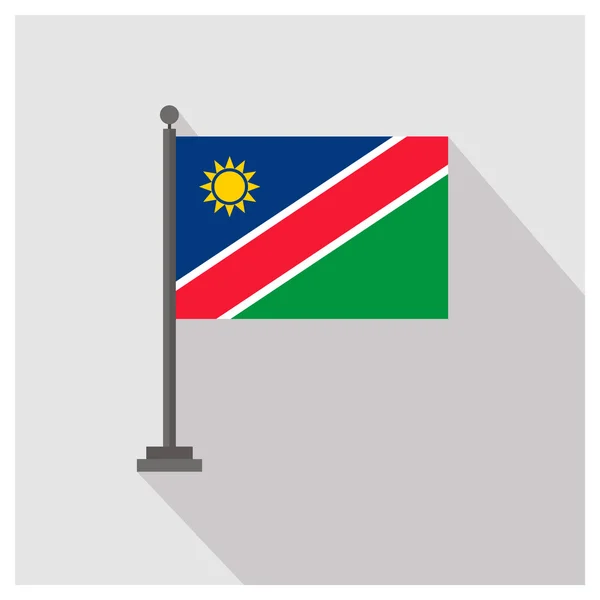 Namibia land flagga — Stock vektor