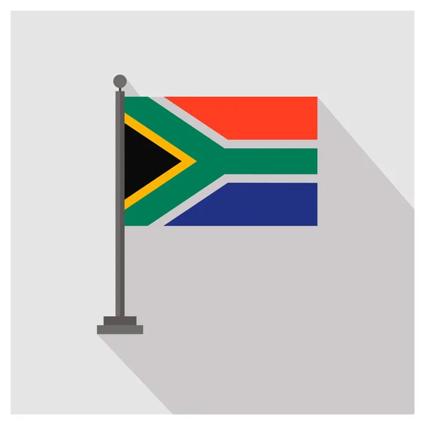 南アフリカ共和国の国旗 — ストックベクタ