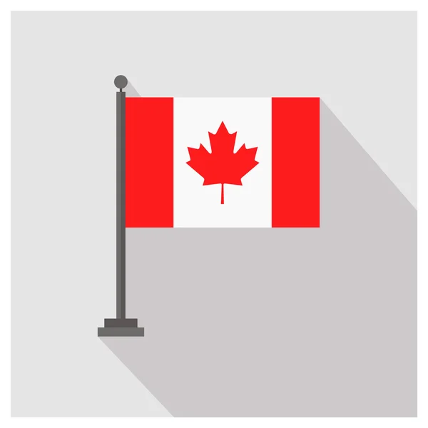 Прапор Канади країни — стоковий вектор