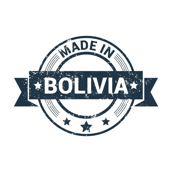 Зроблено в Болівії штамп — стоковий вектор